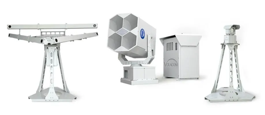 BCAS stereo camera, acoustic module and thermal camera towers