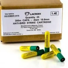 Box of CAPA anti-bird strike cartridges