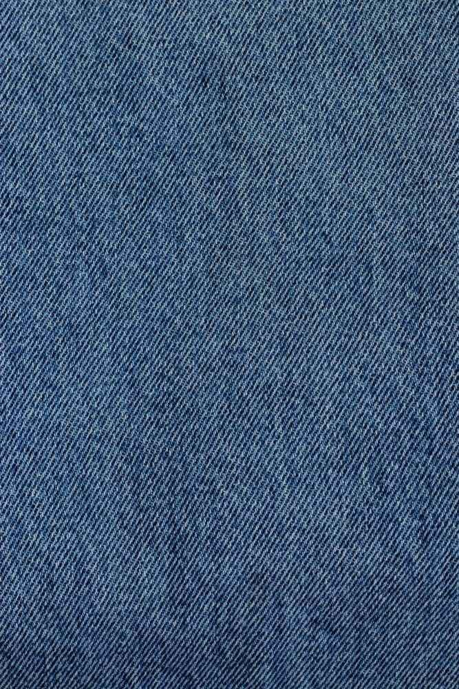 Close-up of blue denim twill weave