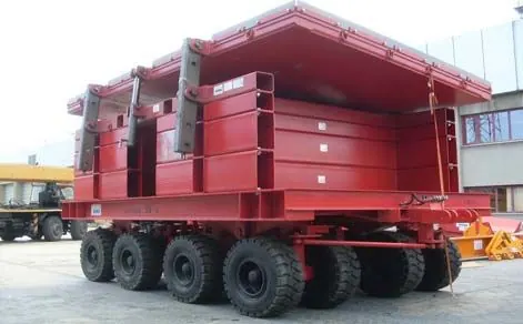 KUNZ recovery trailer with wing transition equipment
